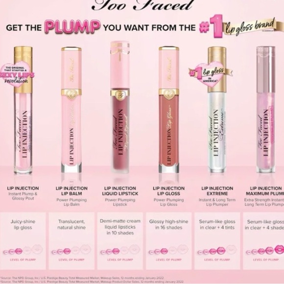 Too faced lip injection lip plumper 2pc bundle - Picture 3 of 11